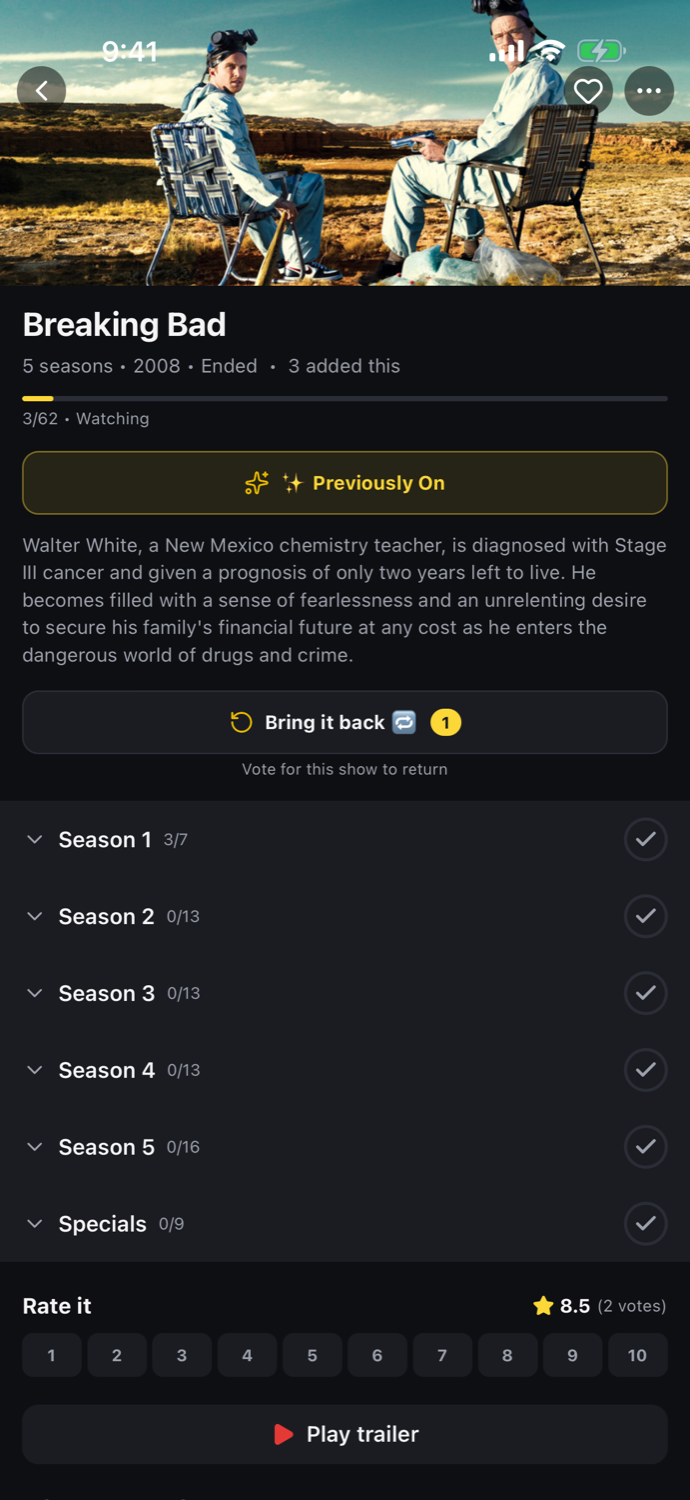 Show page